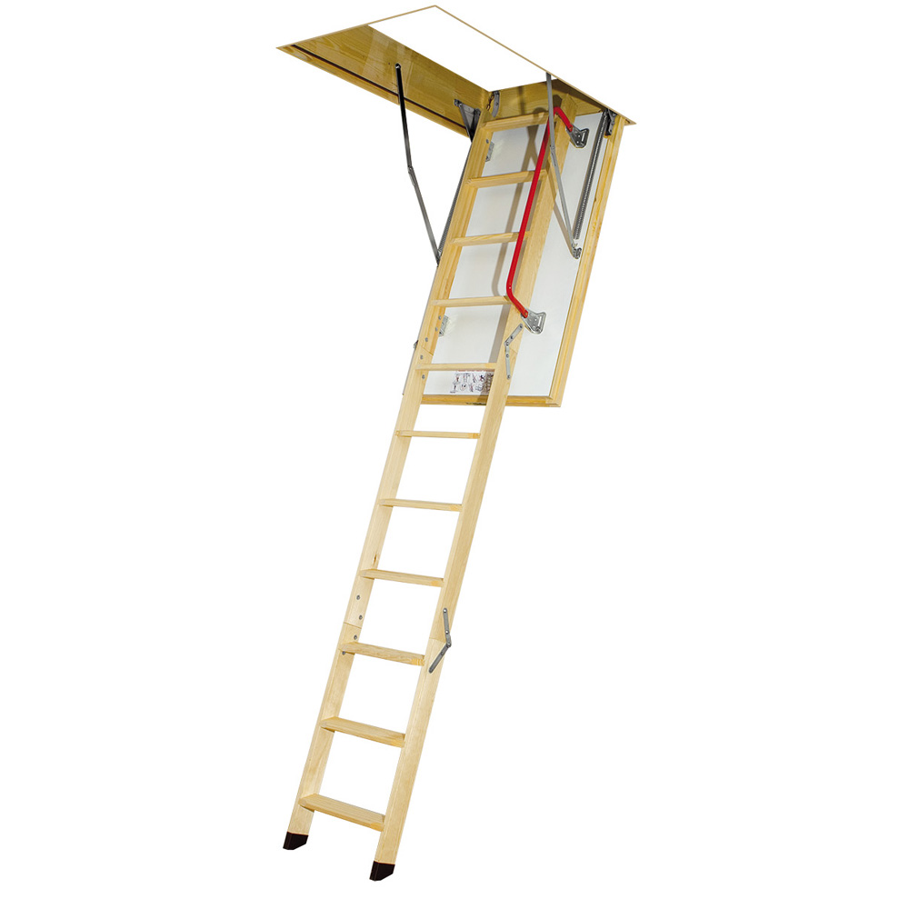 3 Section Timber Folding Loft Ladder LTK Energy